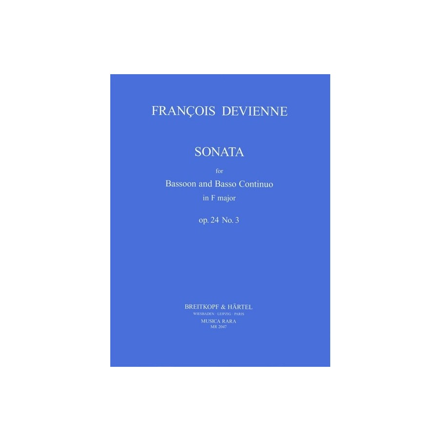 9790004486085BRKMR2047 Sonate in F op. 24 Nr. 3