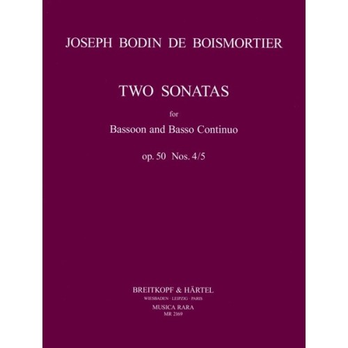 9790004487198BRKMR2169 Sonaten in d, c, op. 50/4-5