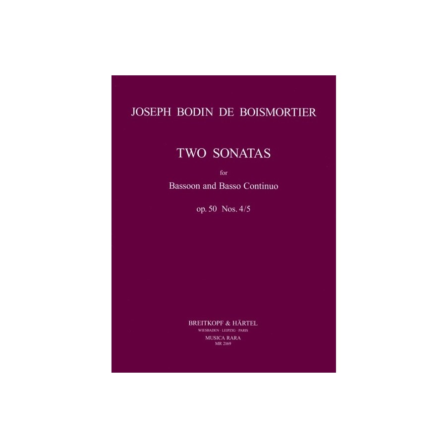 9790004487198BRKMR2169 Sonaten in d, c, op. 50/4-5