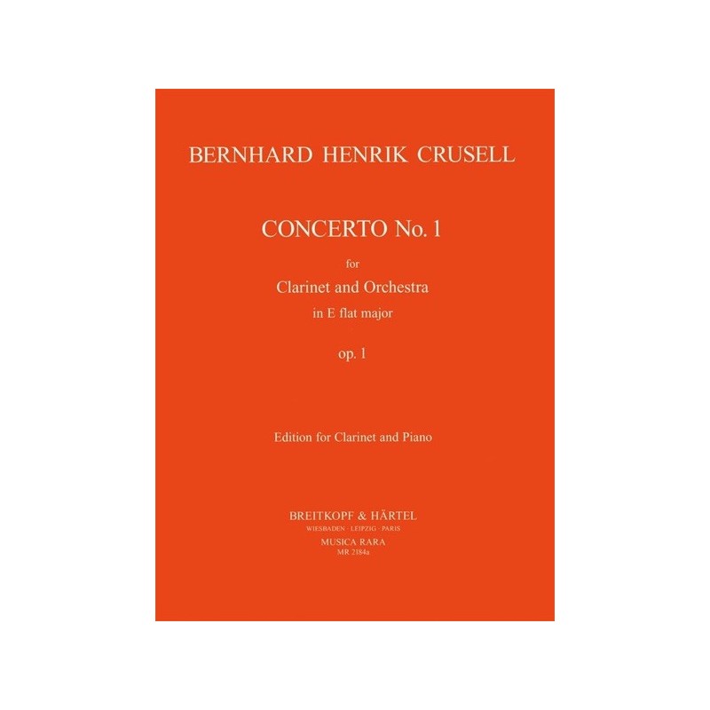 9790004487341BRKMR2184A Klarinettenkonzert op.1/1 Es