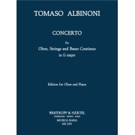 9790004488515BRKMR2291 Concerto G-dur für Oboe, Str , B.c.