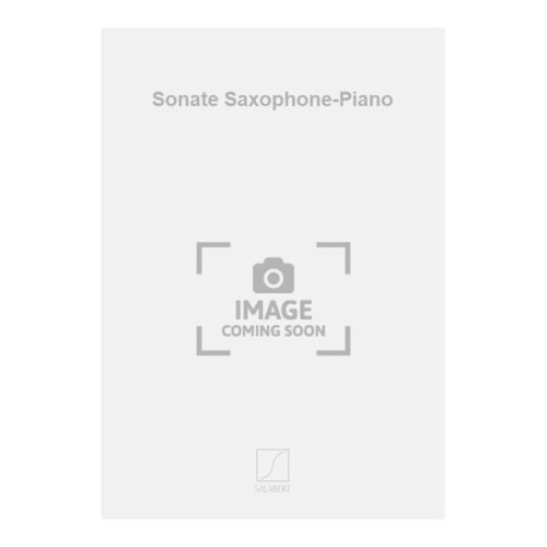 9790048019911SLB_00142300 Sonate Saxophone-Piano