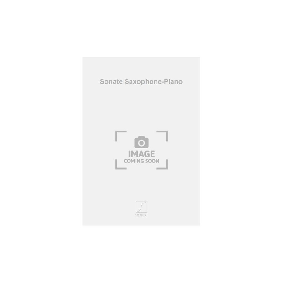 9790048019911SLB_00142300 Sonate Saxophone-Piano