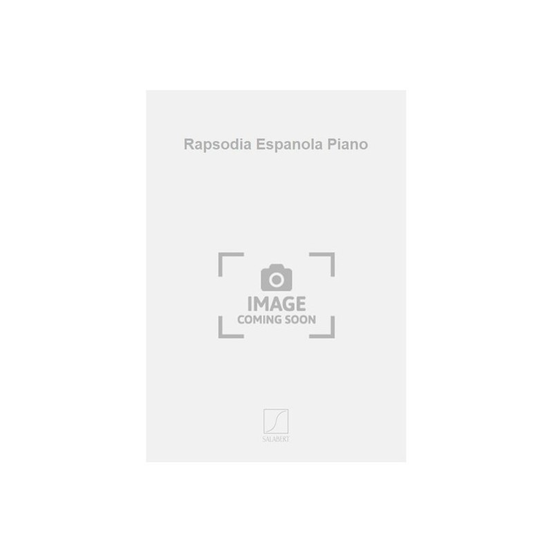 9790048021471SLB_00160300 Rapsodia Espanola Piano