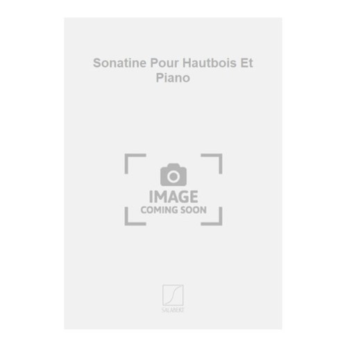 9790048021853SLB_00164800 Sonatine Pour Hautbois Et Piano
