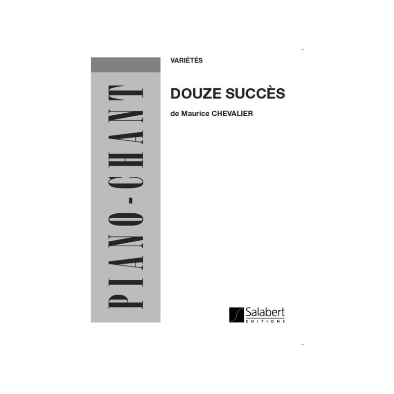 9790048029873SLB_00254900 12 Succes Varietes (Cht-Pno) Album