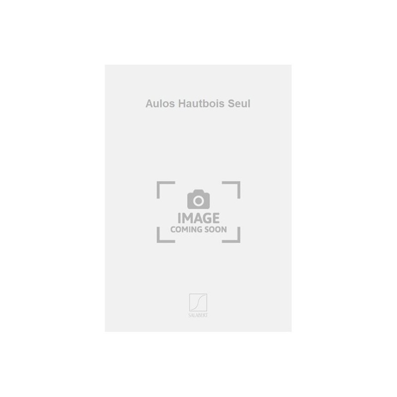 9790048030442SLB_00262200 Aulos Hautbois Seul