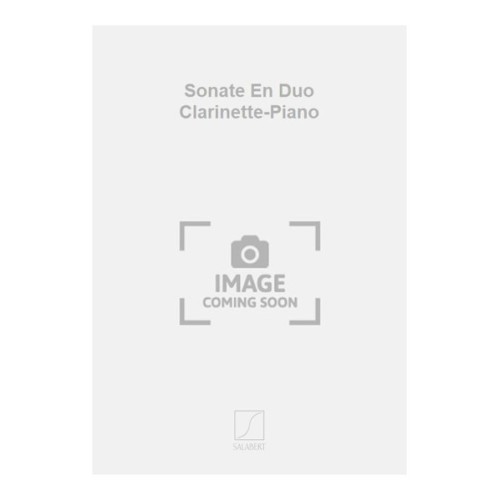 9790048031203SLB_00270700 Sonate En Duo Clarinette-Piano