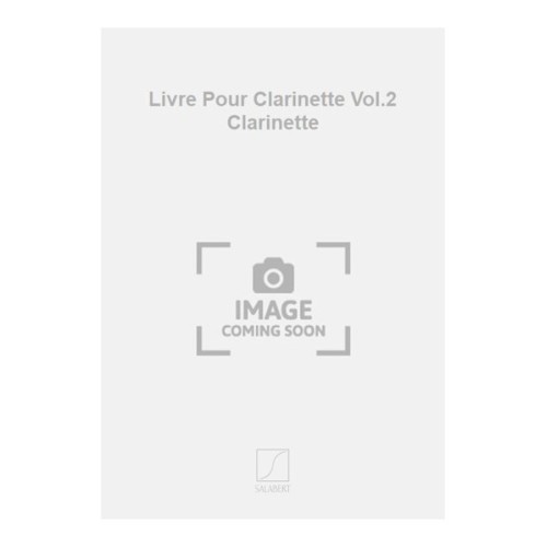 9790048031388SLB_00272600 Livre Pour Clarinette Vol.2 Clarinette