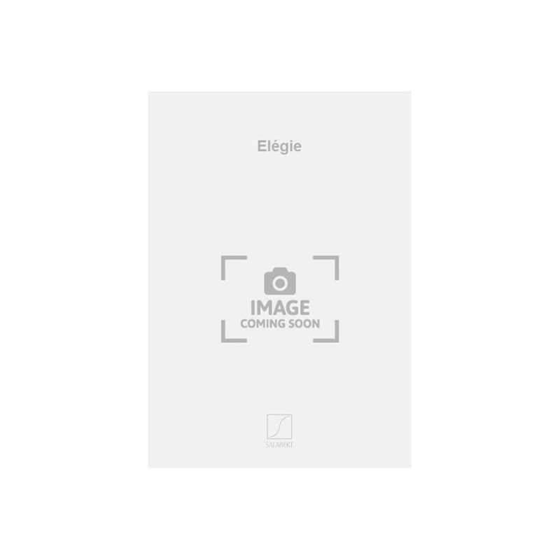 9790048006065SLB_00277700 Elégie