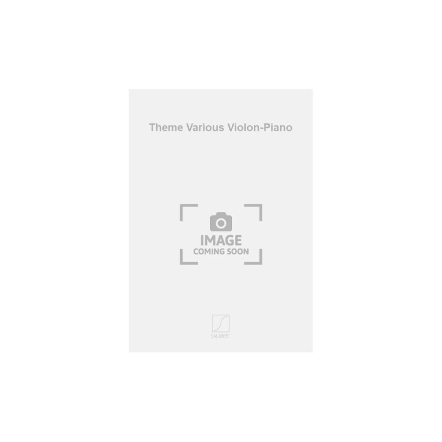 9790048040861SLB_00377700 Theme Various Violon-Piano