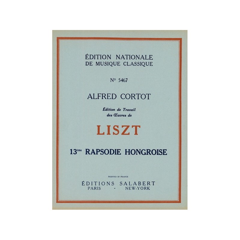 9790048042056SLB_00393100 Rhapsodie hongroise n° 13