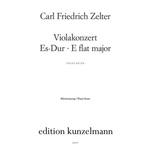 9790206205507EKGM557 Konzert Für Viola Es-Dur