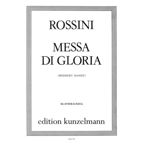 9790206204685EKGM791 Messa Di Gloria