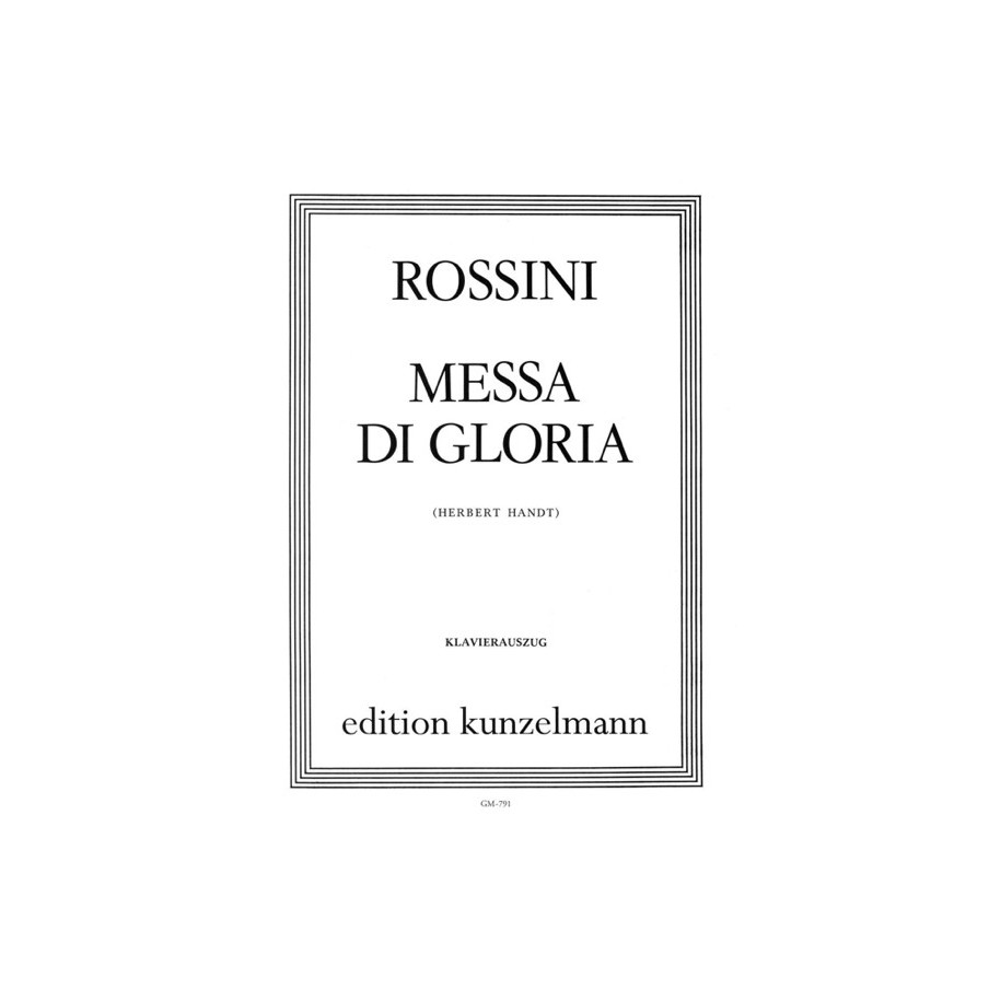 9790206204685EKGM791 Messa Di Gloria