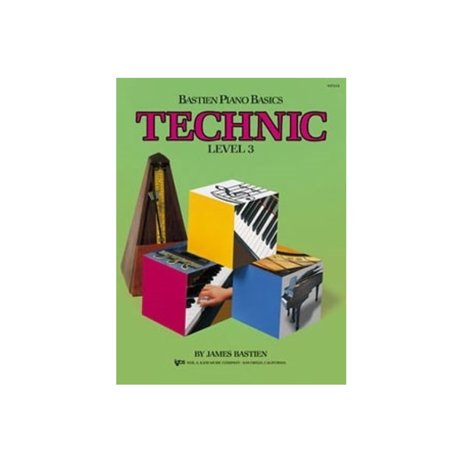 9780849793028KJSWP218 Bastien Piano Basics Technic Level 3