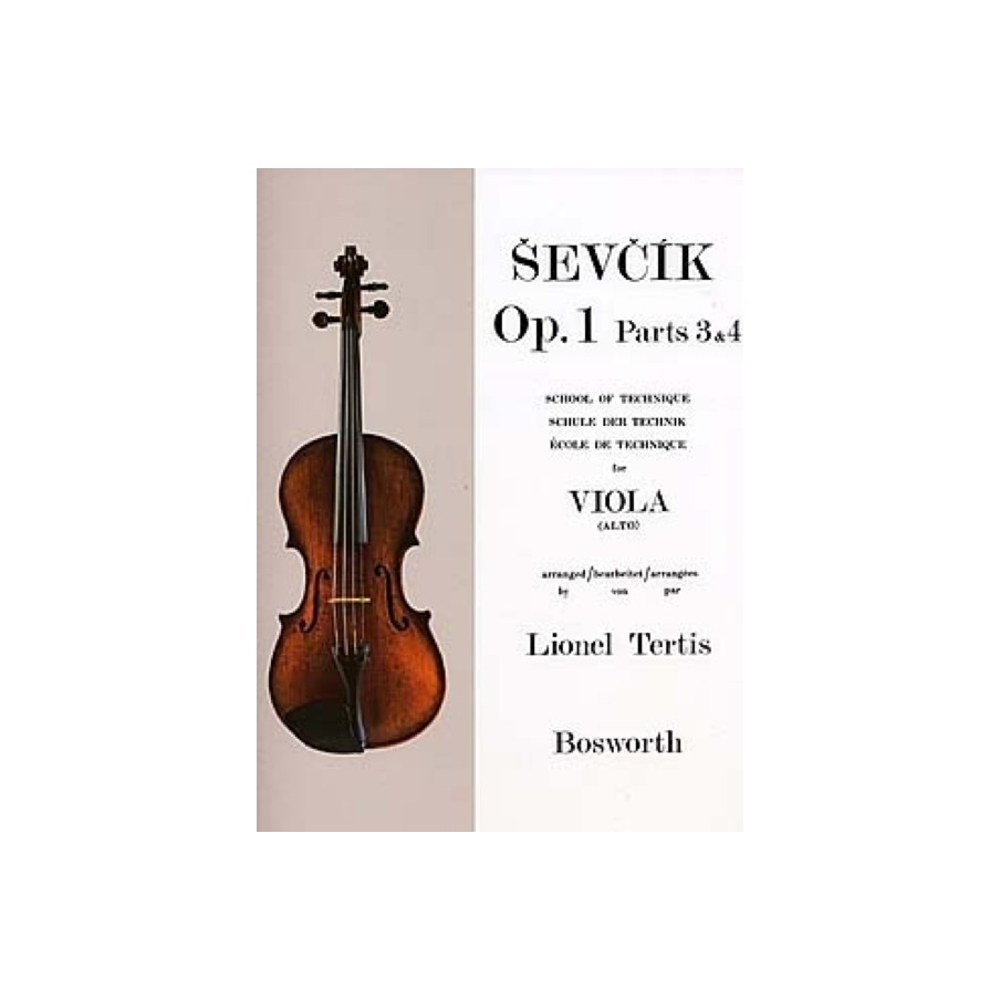 9781847726377BWH003916 Viola Studies: School Of Technique Parts 3 And 4