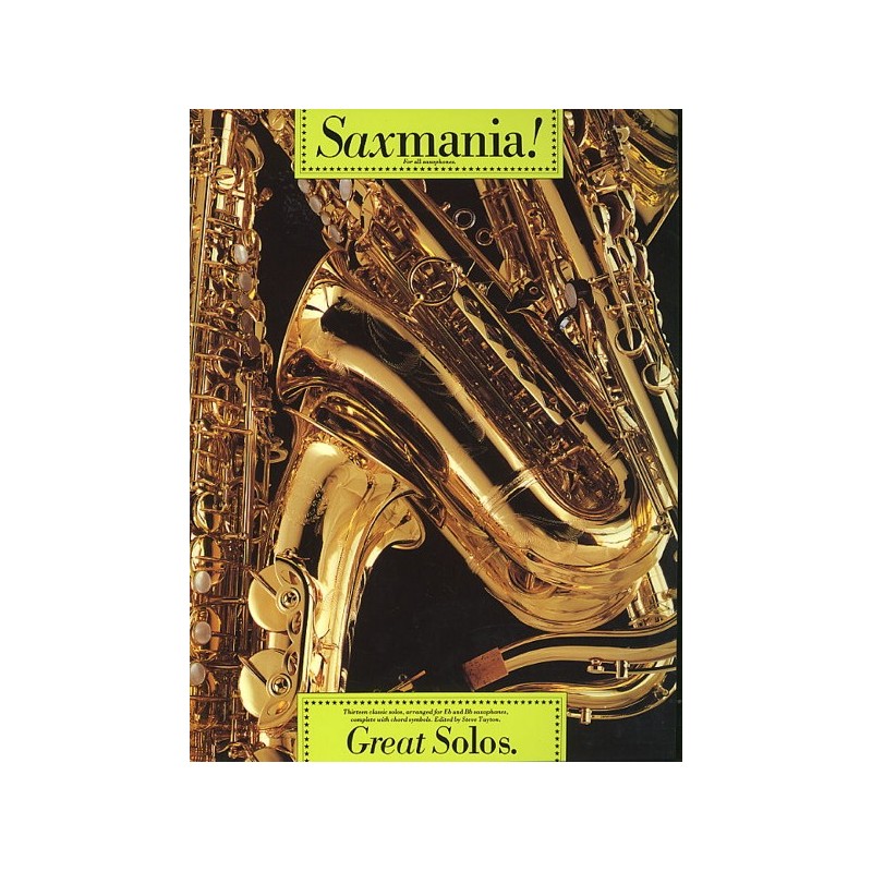 9780711931855MUSAM90123 Saxmania! Great Solos