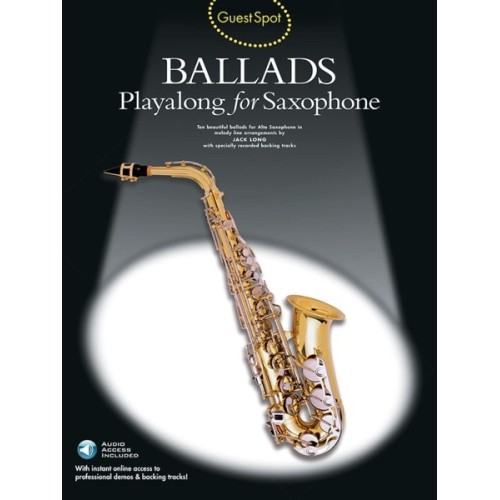 9780711962613MUSAM941809 Guest Spot: Ballads Playalong For Saxophone