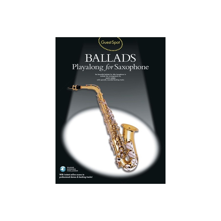 9780711962613MUSAM941809 Guest Spot: Ballads Playalong For Saxophone