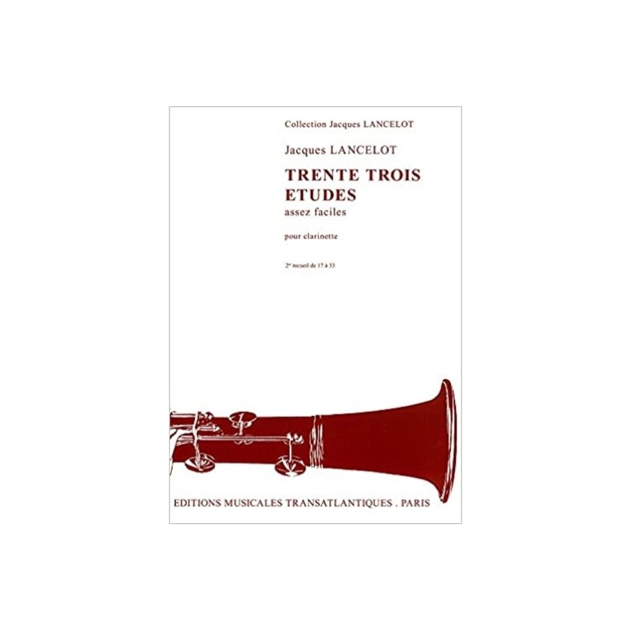 5020679151006EMTET12492 33 Etudes Assez Faciles - Vol. 2