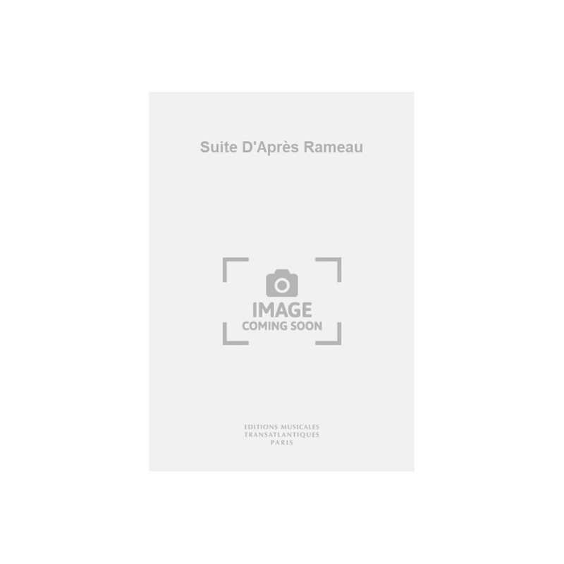 5020679281550ETR001187 Suite D'Après Rameau