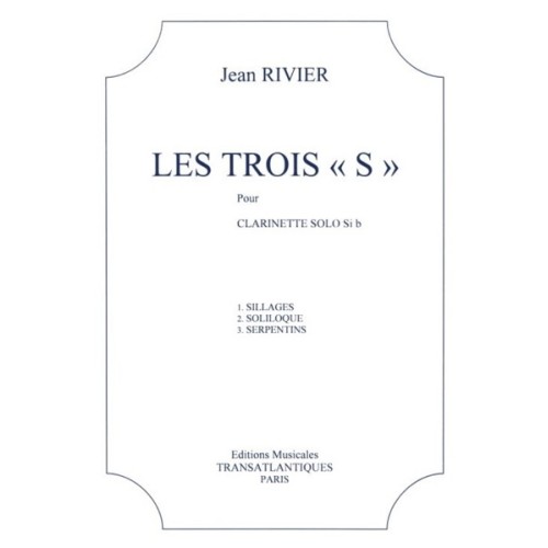 5020679281413ETR001312 Les 3 S : Sillages, Soliloque, Serpent