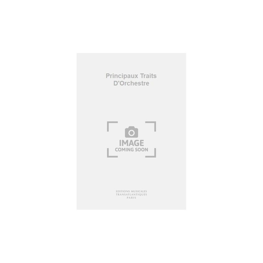 5020679281659ETR001533 Principaux Traits D'Orchestre