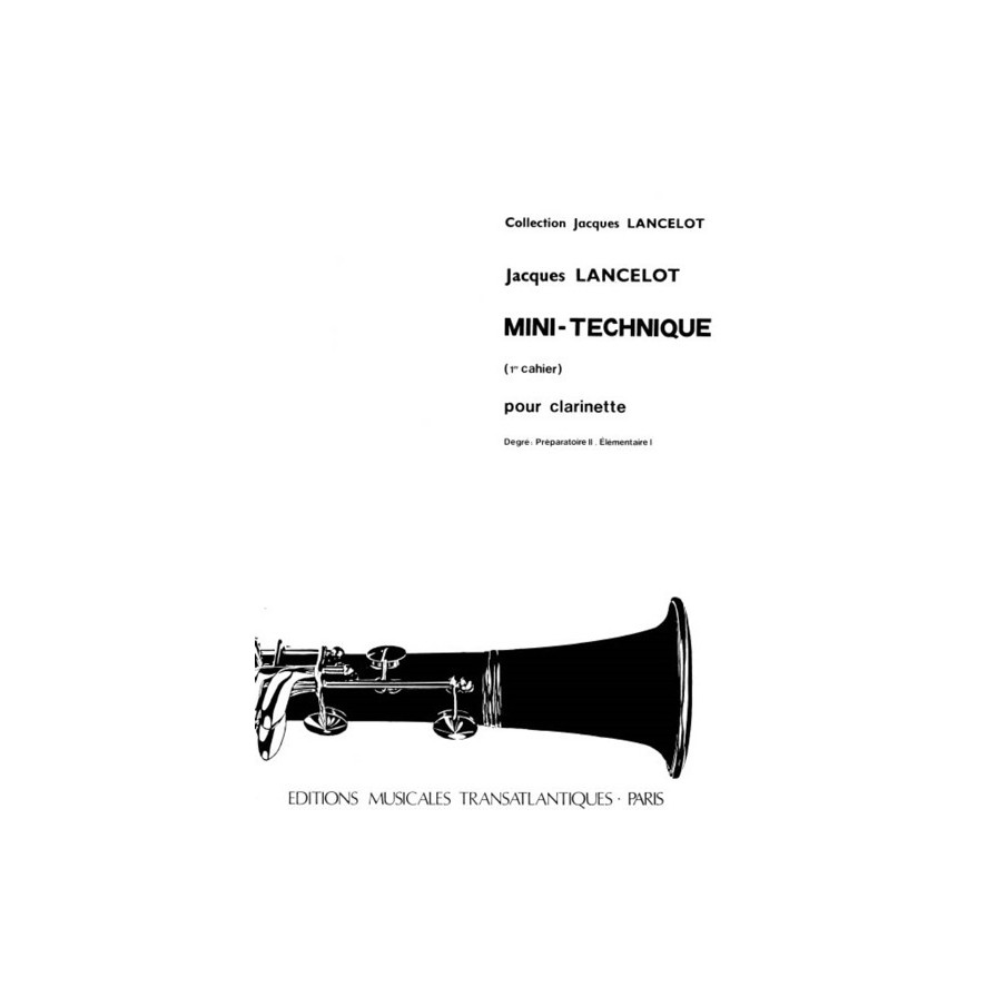 5020679588383ETR001808 Mini-Technique vol. 1 : Preparatoire II-Elem I