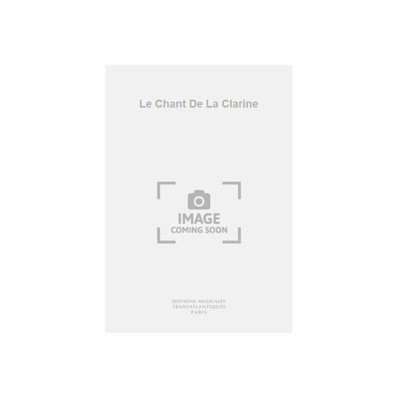 0000002096162ETR001865 Le Chant De La Clarine