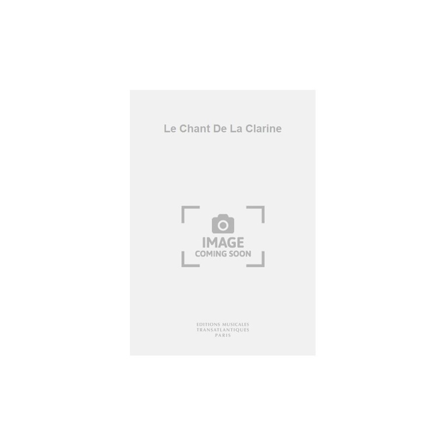 0000002096162ETR001865 Le Chant De La Clarine
