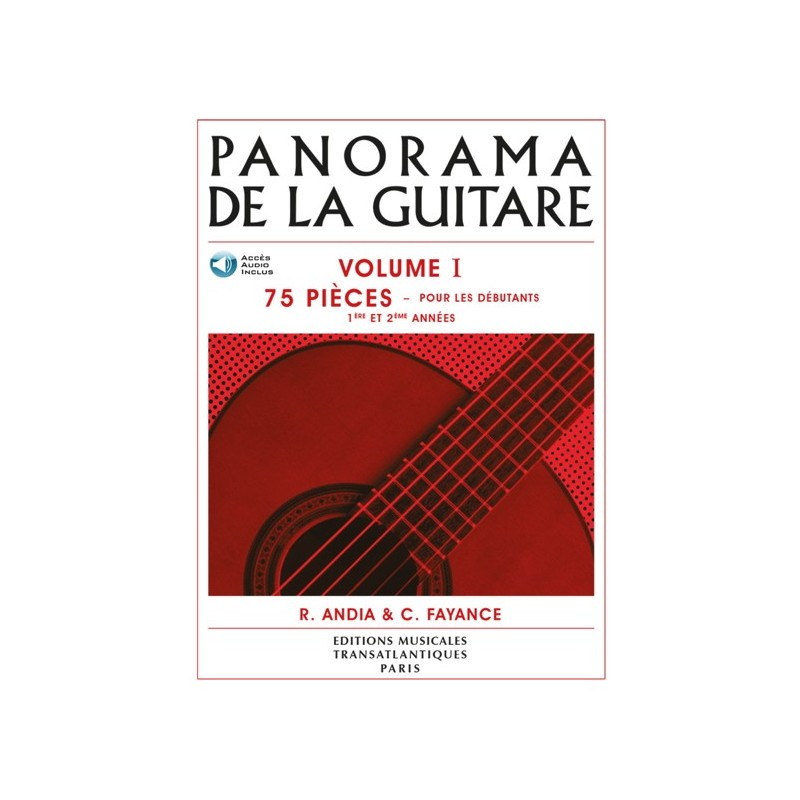 9781785589133ETR003000 Panorama De La Guitare - Vol. 1