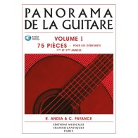 9781785589133ETR003000 Panorama De La Guitare - Vol. 1