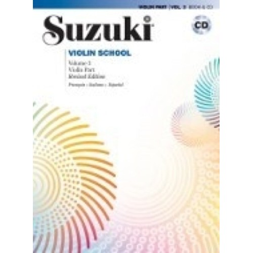 9788863882919VOLMB297 Suzuki Violin School 3 ( Italian/French/Spanish )