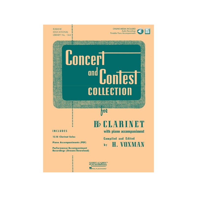 0000004062929HL04002511 Concert and Contest Collection for Clarinet
