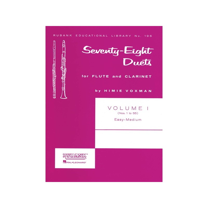 0000004060857HL04471040 78 Duets for Flute and Clarinet Vol. 1