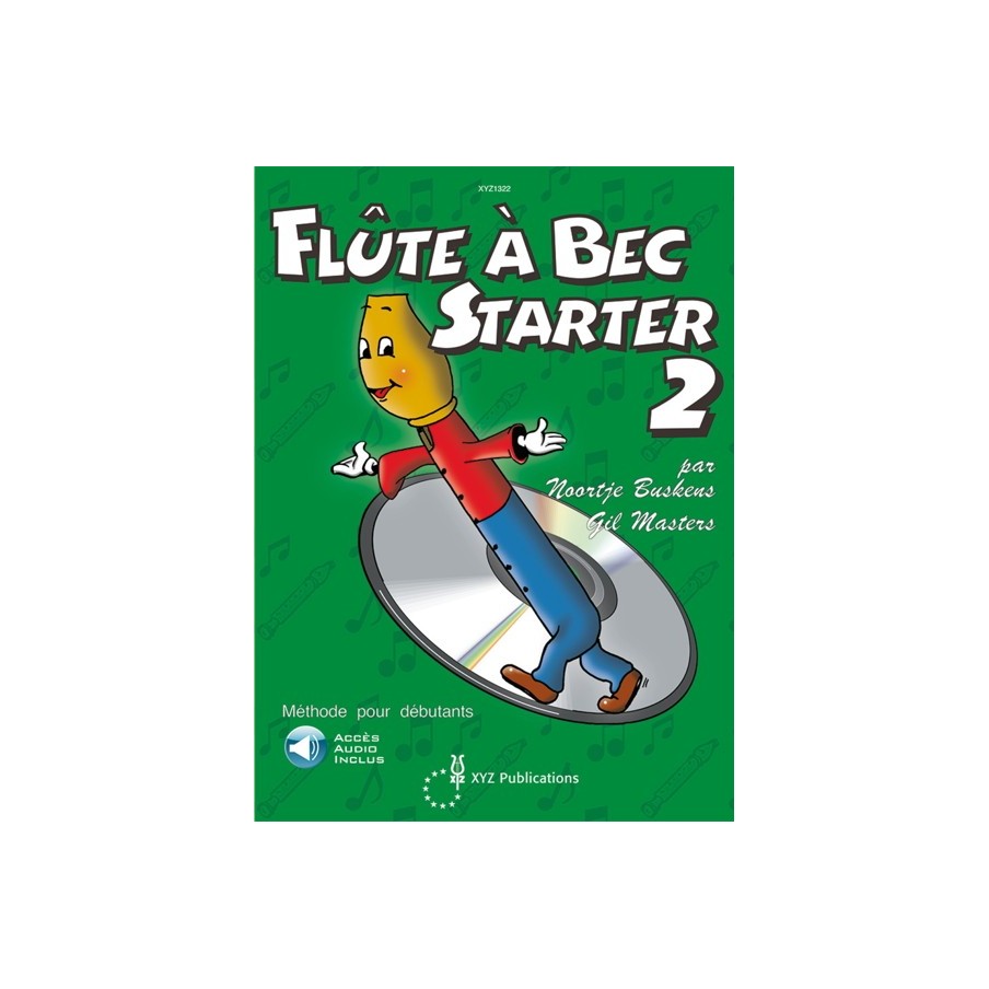 9789043153102XYZ1322 Flûte à bec Starter - Vol. 2