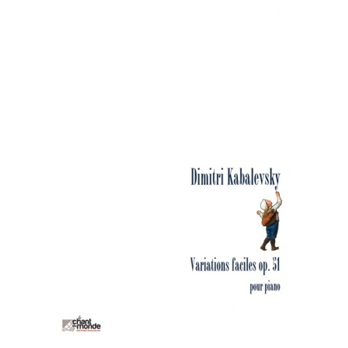 9790201641553CDMAJ46 Variations faciles op. 51
