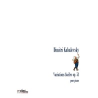 9790201641553CDMAJ46 Variations faciles op. 51