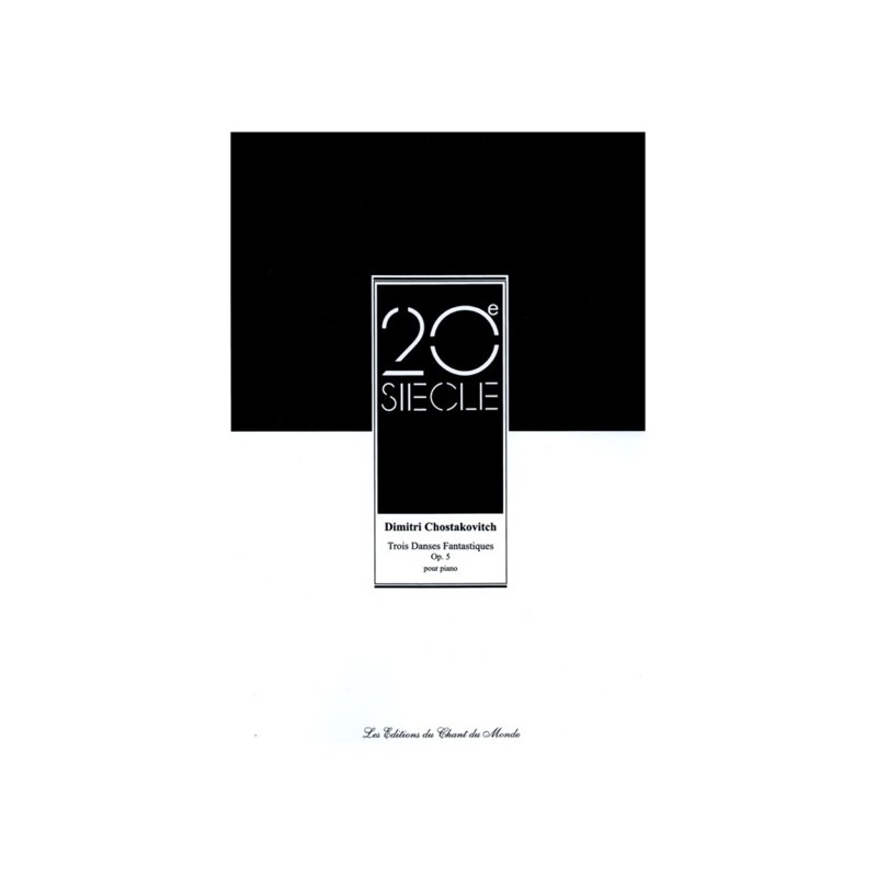 9790201646473CDMPN131 3 Danses Fantastiques Op.5