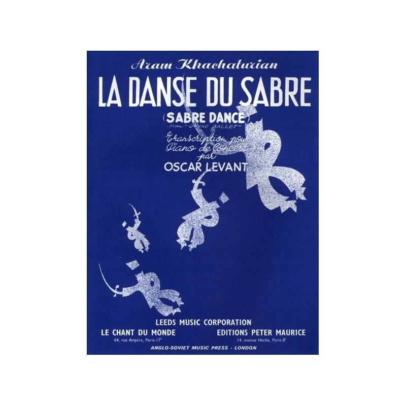 9790201646596CDMPN161 La Danse Du Sabre