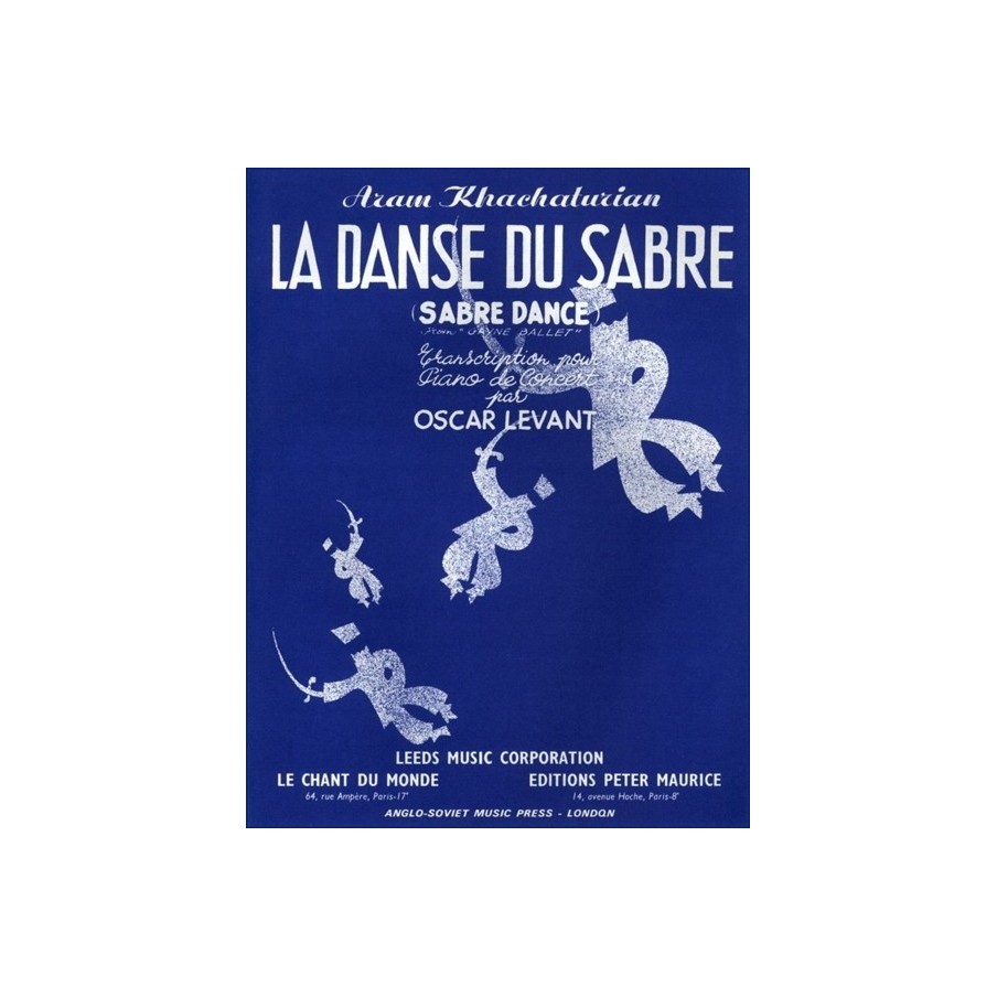 9790201646596CDMPN161 La Danse Du Sabre