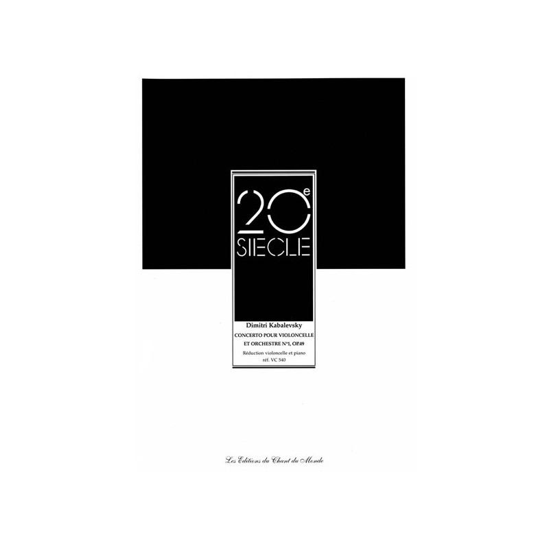 9790570690053CDMVC540 Concerto No. 1 Op. 49