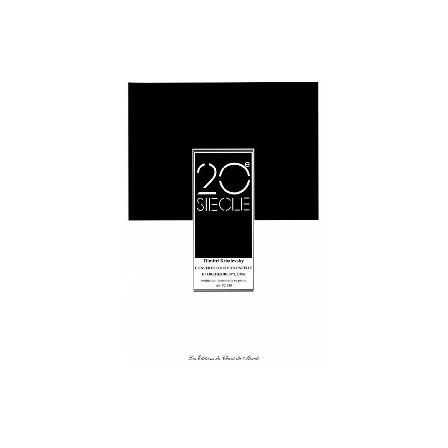 9790570690053CDMVC540 Concerto No. 1 Op. 49