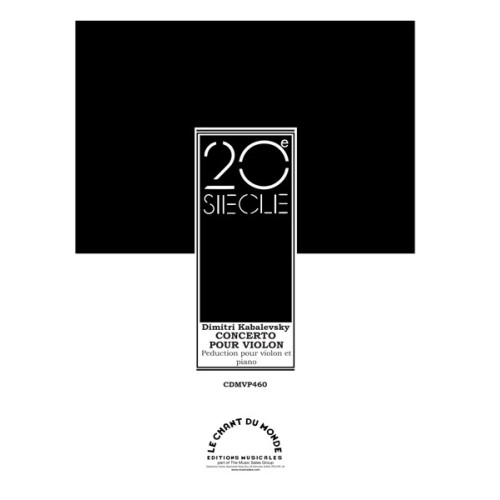 9790570691265CDMVP460 Concerto Pour Violon Et Orchestre, Op.48