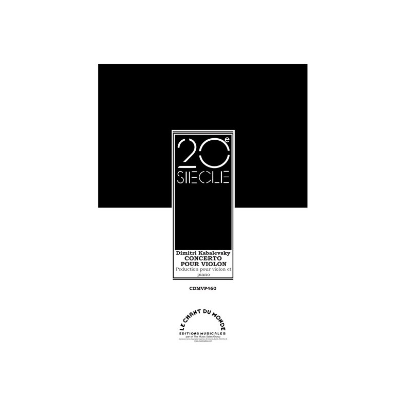 9790570691265CDMVP460 Concerto Pour Violon Et Orchestre, Op.48
