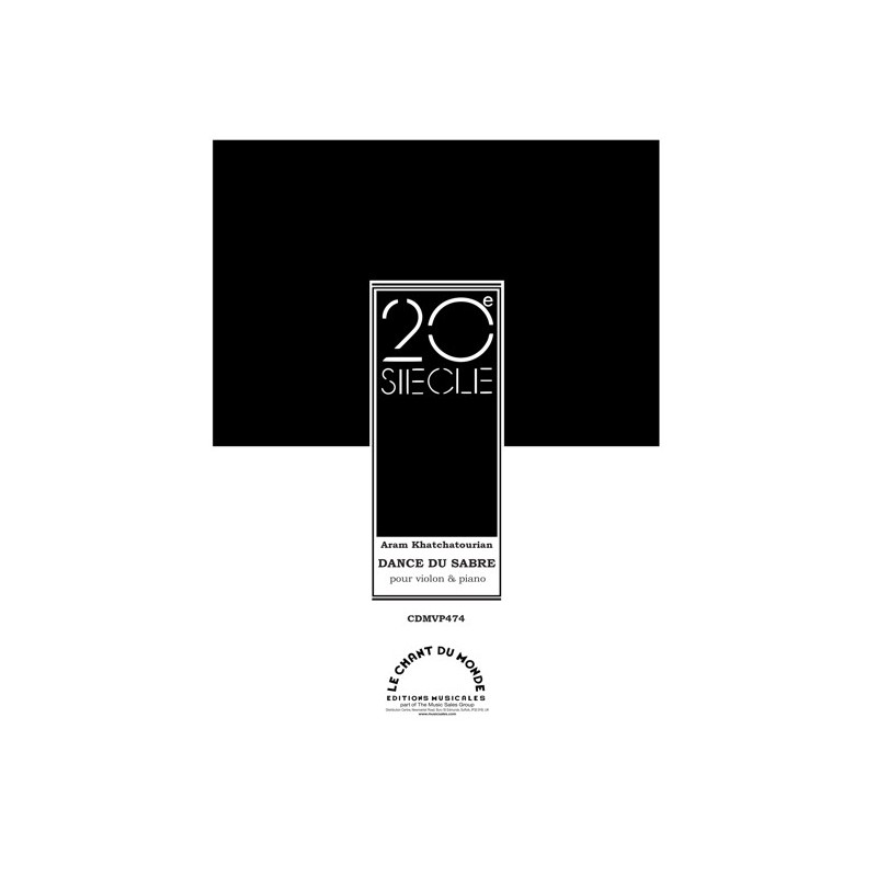 9790570691319CDMVP474 La Danse Du Sabre