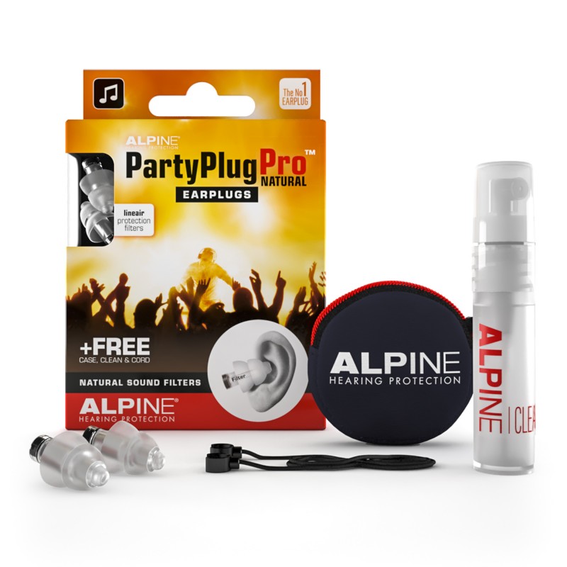 bouchon d'oreille filtre auditif ALPINE PartyPlug Pro Natural