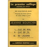 9790231705140DELGD1066 Premier solfège Vol.1 - Clé de Sol