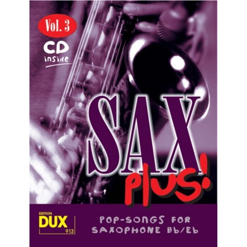 9783934958210DUXD913 Sax Plus! Vol. 3